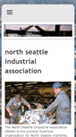 Mobile Screenshot of northseattleindustrialassociation.org