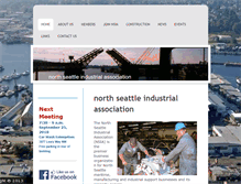 Tablet Screenshot of northseattleindustrialassociation.org